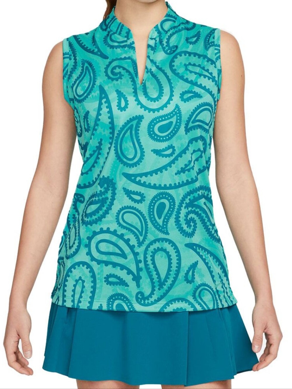 Nike Women's Dri-FIT Victory Sleeveless Golf Polo Size XL